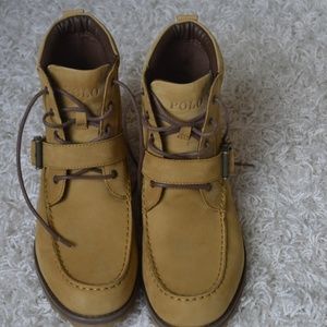 Tan Boots: Polo by Ralph Lauren